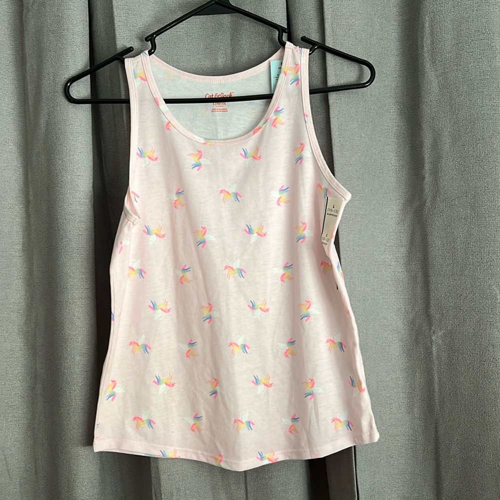 Girls sleeveless shirt size 10/12